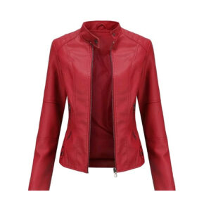Ladies Slim Biker Jacket